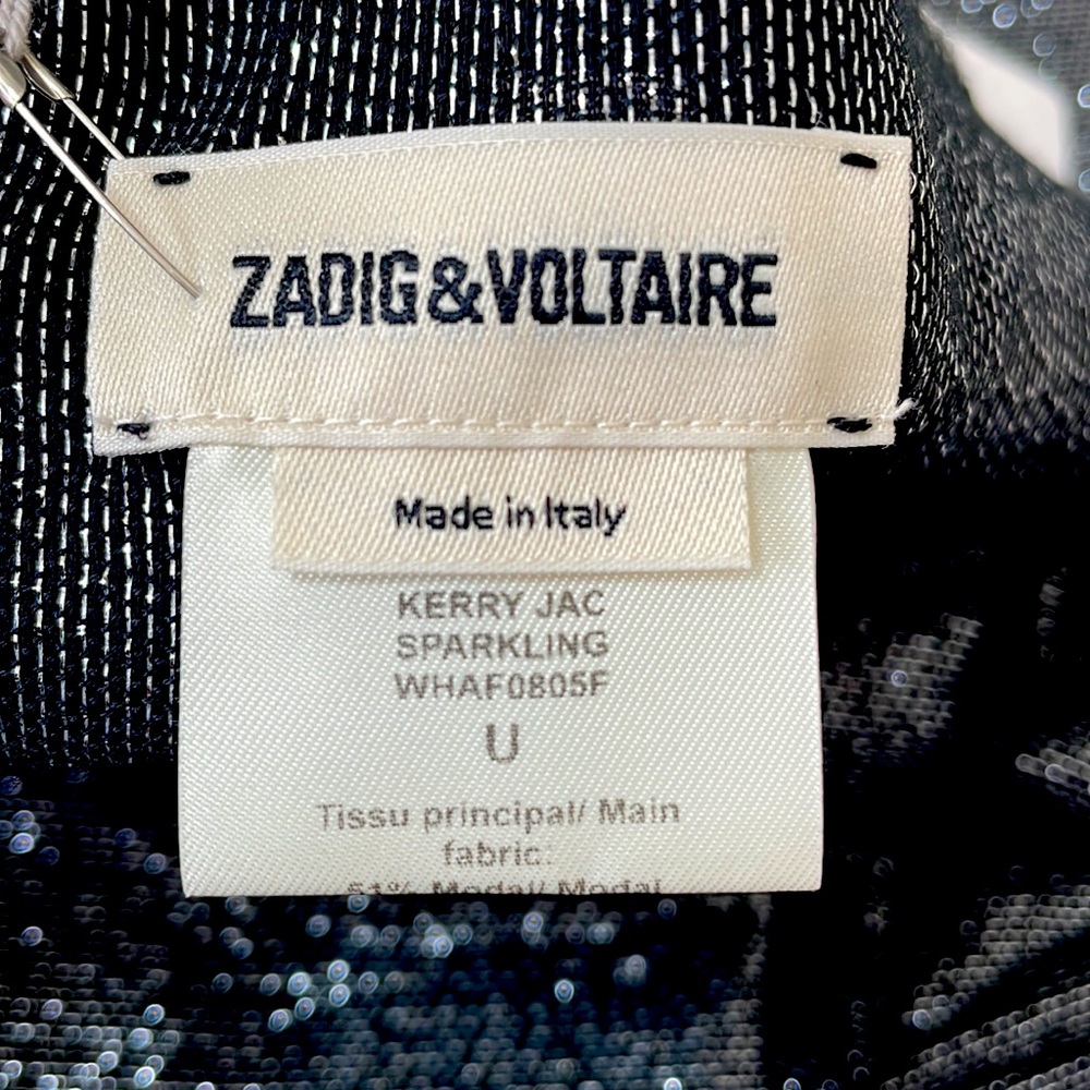 Zadig and Voltaire NWT Kerry Jac Large Scarf - Picture 10 of 12